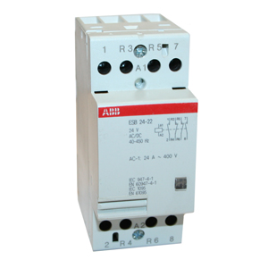 Контактор модульный 24-22A, 220V Купить с доставкой My-shop.ru